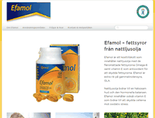 Tablet Screenshot of efamol.se